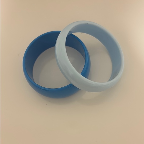 Elegant Blue Bangle Set - Picture 1 of 4